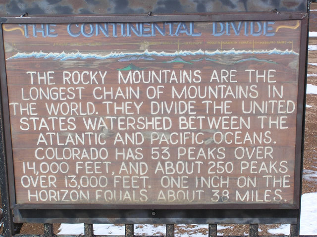 Cordula's Web. Flickr. The Continental Divide, Pikes Peak.