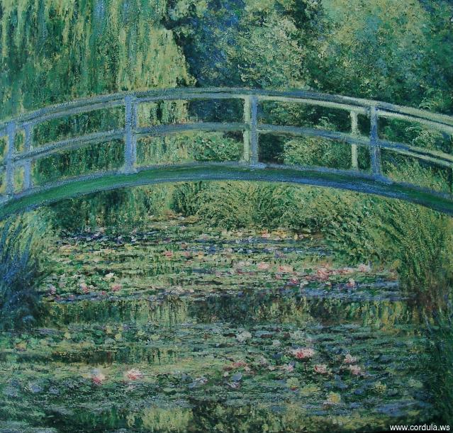 Cordula's Web. Claude Monet: The Japanese Bridge, 1899.