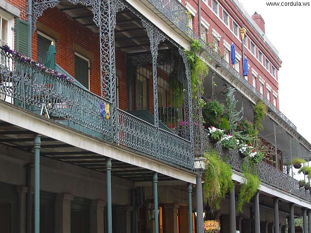 Cordula's Web. PDPHOTO.ORG. Deserted Balconies in New Orleans.