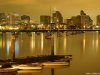 Cordula's Web. PDPHOTO.ORG. Sailboats and piers at night. San Diego.