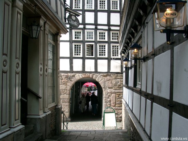 Cordula's Web. Hattingen Altstadt.