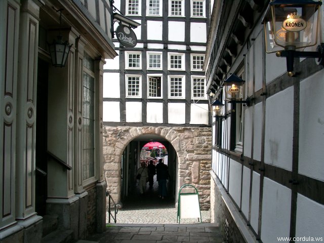 Cordula's Web. Hattingen Altstadt.