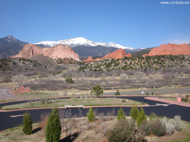 Cordula's Web. Flickr. Pikes Peak seen from Garden of the Gods, Colorado Springs.