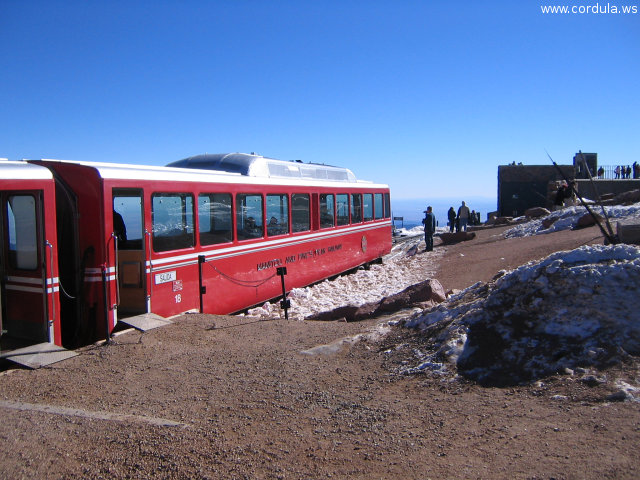 Cordula's Web. Flickr. Cog Railway Car, Pikes Peak.