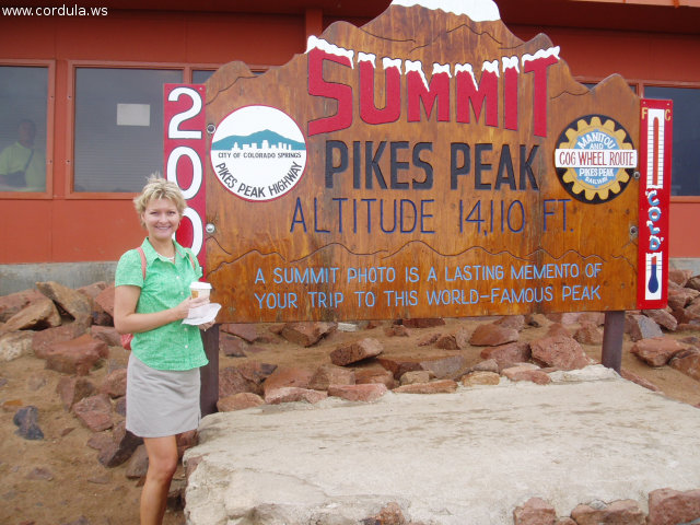 Cordula's Web. Flickr. Pikes Peak Summit, Altitude 14,110 Ft.