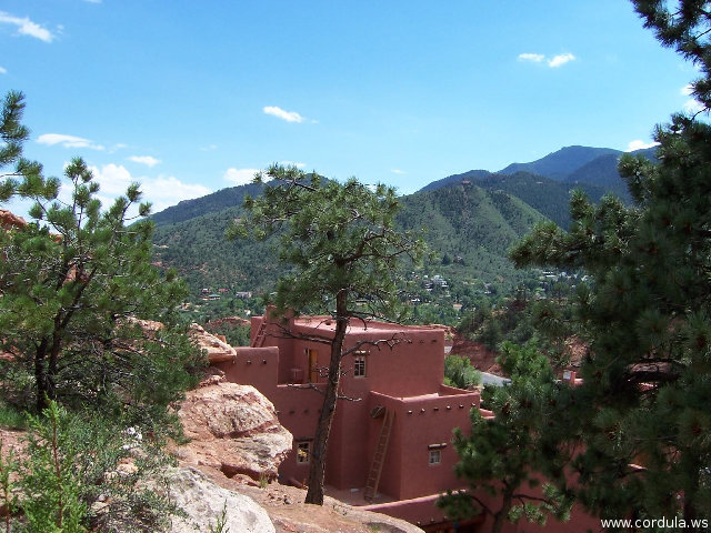 Cordula's Web. Flickr. Cliff Dwelling, above Manitou Springs.