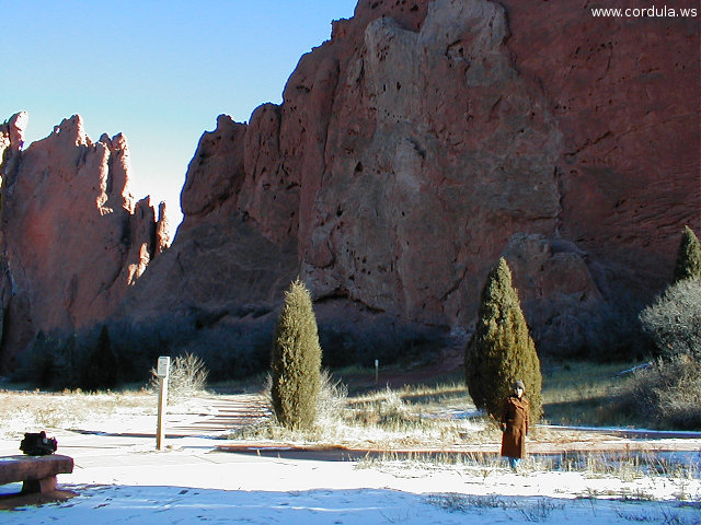 Cordula's Web. Flickr. Just outside Colorado Springs in Winter.