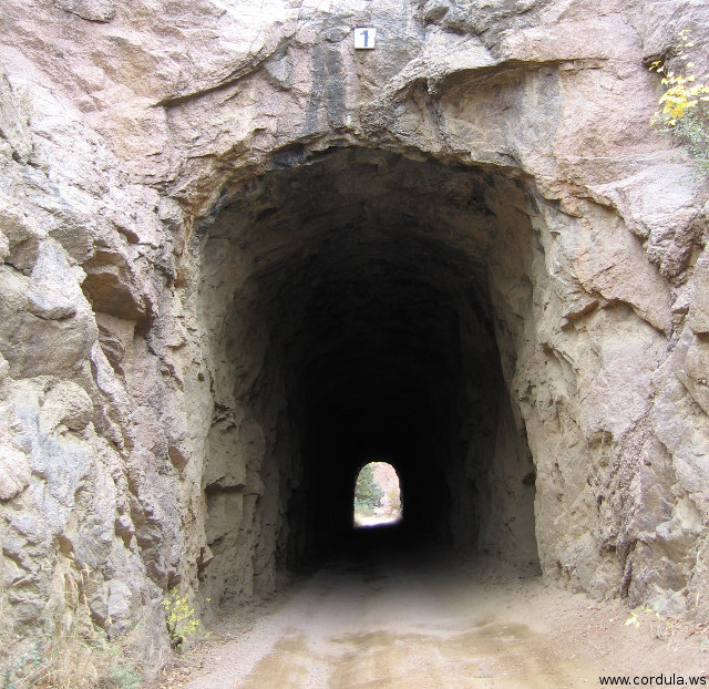 Cordula's Web. Flickr. Tunnel, near Colorado Springs.