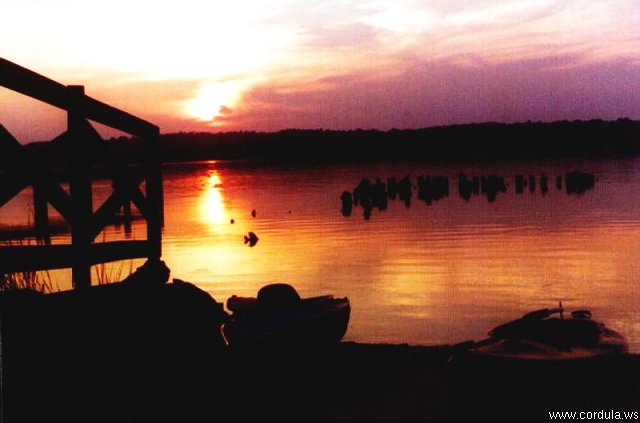 Cordula's Web. grey_mare. Sunset on the Patuxent River.