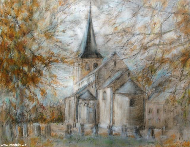 Cordula's Web. Church (Alde Keerk) in Autumn, by M. H. L.