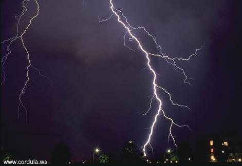 Cordula's Web. NOAA. Lightning.