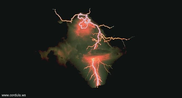 Cordula's Web. NOAA. Lightning.
