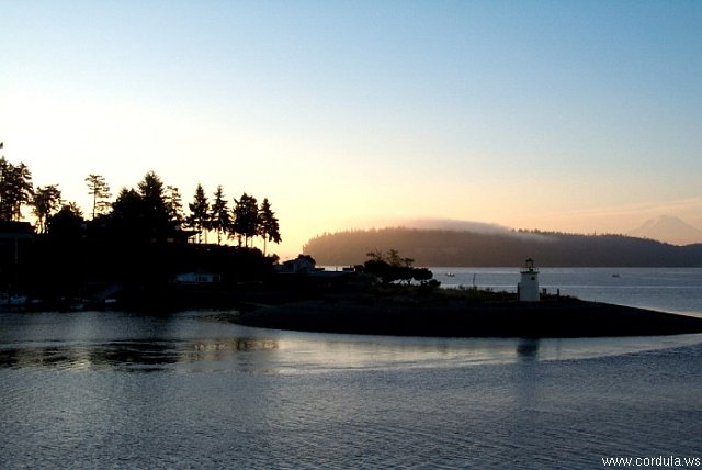 Cordula's Web. NOAA. Foggy morning at Gig Harbor, Washington.