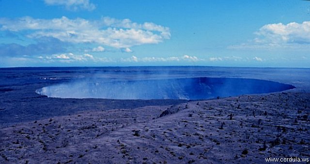 Cordula's Web. NOAA. Kilauea Crater, Hawaii.