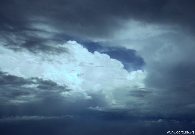 Cordula's Web. NOAA. Cumulonimbus, Gulf of Mexico.