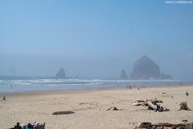 Cordula's Web. NOAA. Haystack Rock at Cannon Beach, Oregon.