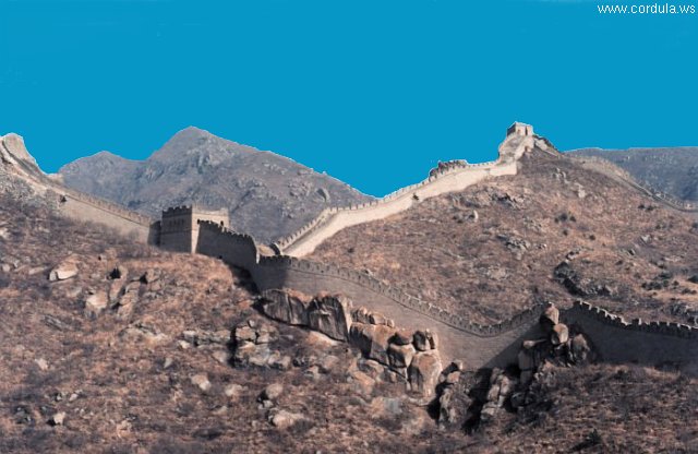 Cordula's Web. NOAA. The Great Wall, China.