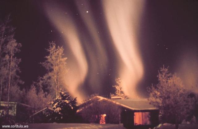 Cordula's Web. NOAA. Aurora borealis in vicinity of Anchorage.