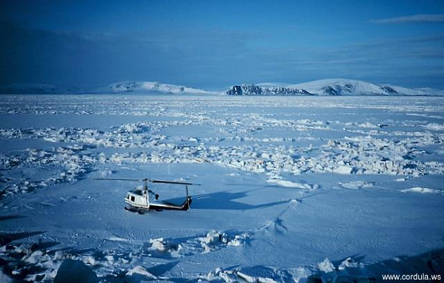 Cordula's Web. NOAA. Ice studies west of Sledge Island just west of Norton Sound.