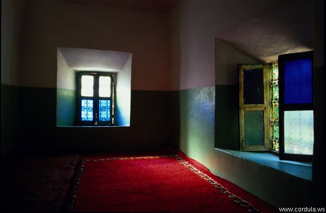 Cordula's Web. ONMT. House Interior, Vallee des Ait Bouguemez, High-Atlas.
