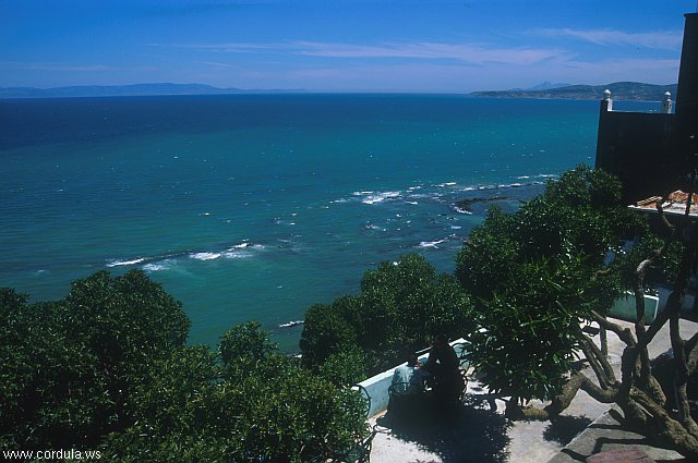 Cordula's Web. ONMT. Coast of Spain, seen from Morocco near Tangiers.