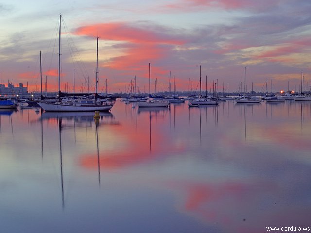 Cordula's Web. PDPHOTO.ORG. Sailboats at Sunrise.