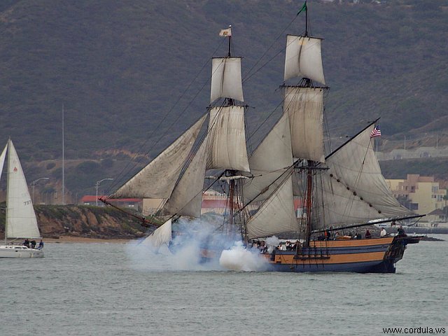 Cordula's Web. PDPHOTO.ORG. Cannon Battle, Sailboats, San Diego.