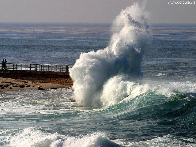 Cordula's Web. PDPHOTO.ORG. Waves at La Jolla.