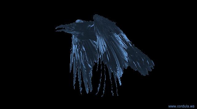 Cordula's Web Blue Raven