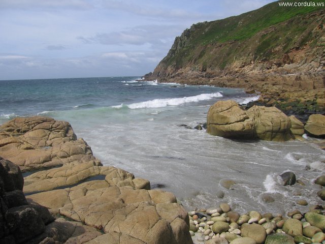 Cordula's Web. Wikicommons. Cot Valley Beach, near St. Just in Cornwall.