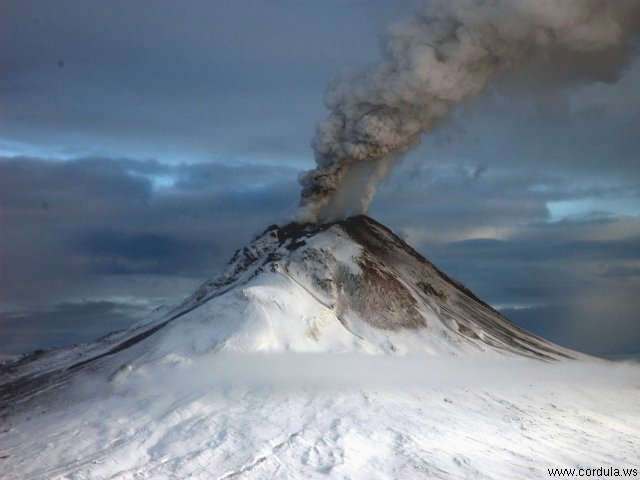 Cordula's Web. Wikicommons. Augustine Volcano, Alaska.