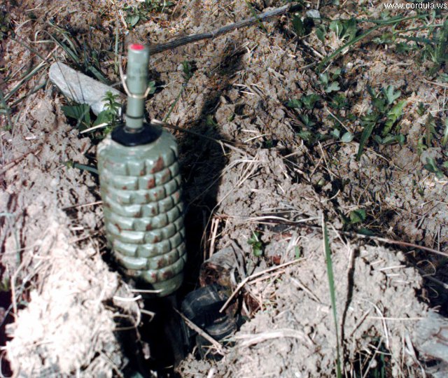 Cordula's Web. Wikicommons. PMR-2A Anti-Personnel Mine.