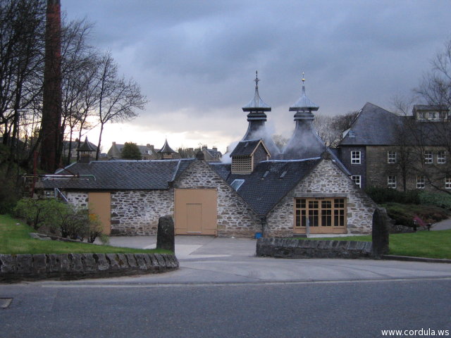 Cordula's Web. Wikicommons. Strathisla Distillery in Scotland. Y.Kohno.