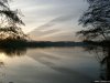 Cordula's Web. Kaarst Lake at Dawn.