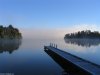 Cordula's Web. Wikicommons. Morning Mist on Lake Mapourika, NZ.